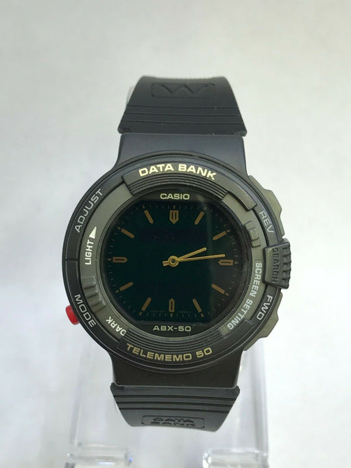 Casio ABX-50 Original collectors Rare Vintage Analog Telememo 50 Data-bank ABX50