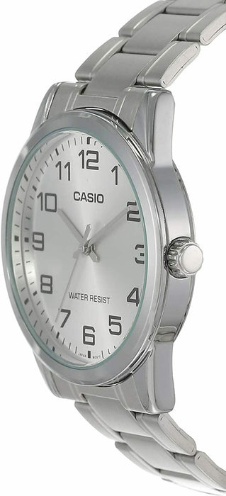 Casio MTP-V001D-7B New Original Analog Mens Watch Stainless Steel WR MTP-V001