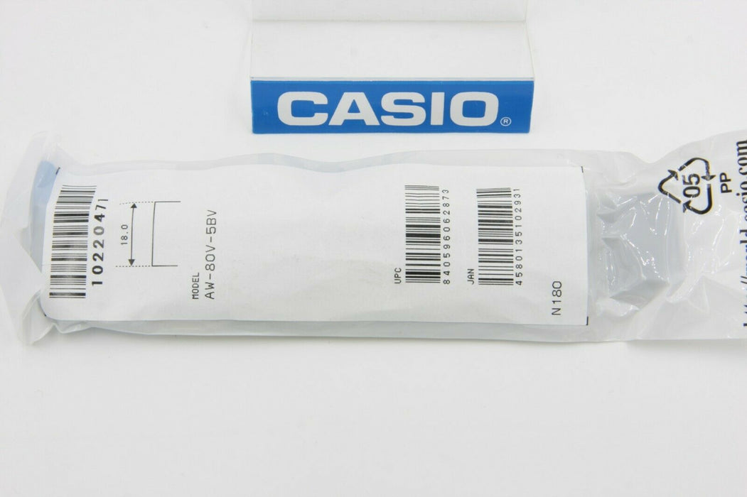 Casio Original Watch Band AW-80V-5 Brown Strap Fits 18mm Sports Style AW-80V