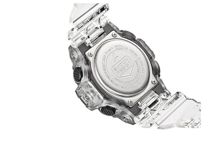 Casio G-Shock GA-700SKE-7A Transparent Analog Digital Mens Watch GA-700 New