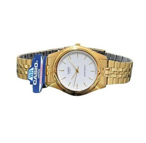 Casio MTP-1129N-7A Gold Tone Stainless Steel Analog Mens Watch MTP-1129 New