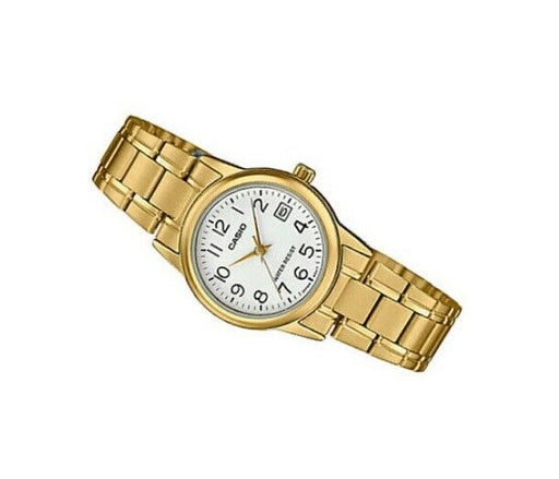 Casio LTP-V002G-7B2 Gold Tone Stainless Steel Analog Womens Watch LTP-V002 New