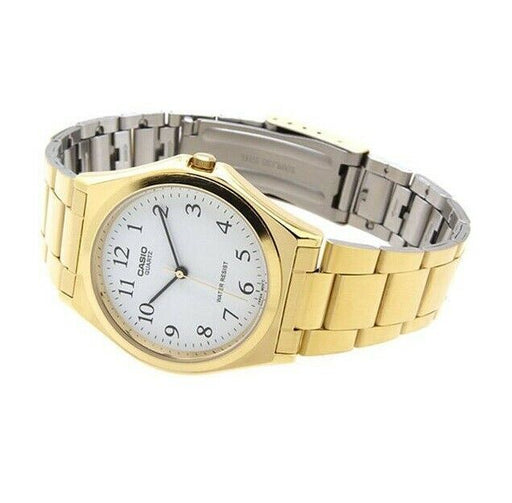 Casio MTP-1130N-7B Gold Tone Stainless Steel Analog Mens Watch MTP-1130 New