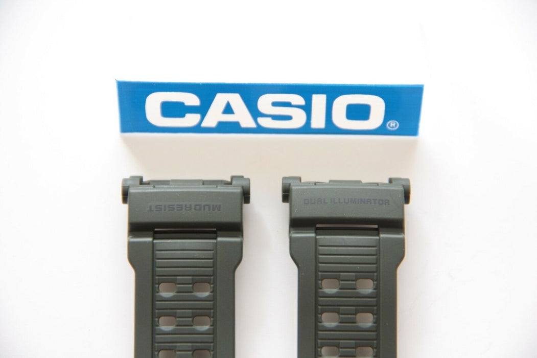 CASIO New Original Watch Band G-Shock Mudman G-9000 Green Rubber Strap G-9000-3
