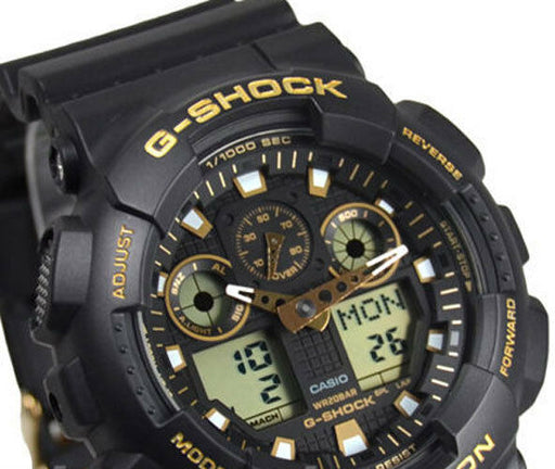 Casio G-Shock GA-100GBX-1A9 Black Original Mens Watch 200M New In Box GA-100