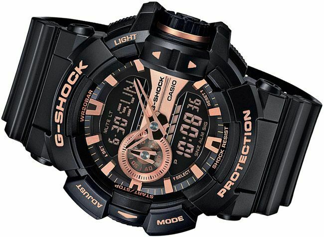 Casio G-Shock GA-400GB-1A4 New Analog Digital Mens Watch Digital GA-400 200M WR