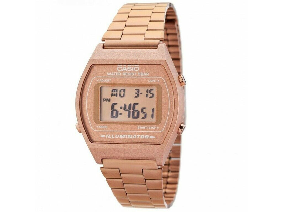 Casio Watch B640WC-5A Digital Retro Unisex Mens Watch Bronze Steel Original B640