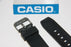 CASIO EF-552-1A Edifice Original Black Rubber Watch Band W/2 Pins EF-552PB-1A