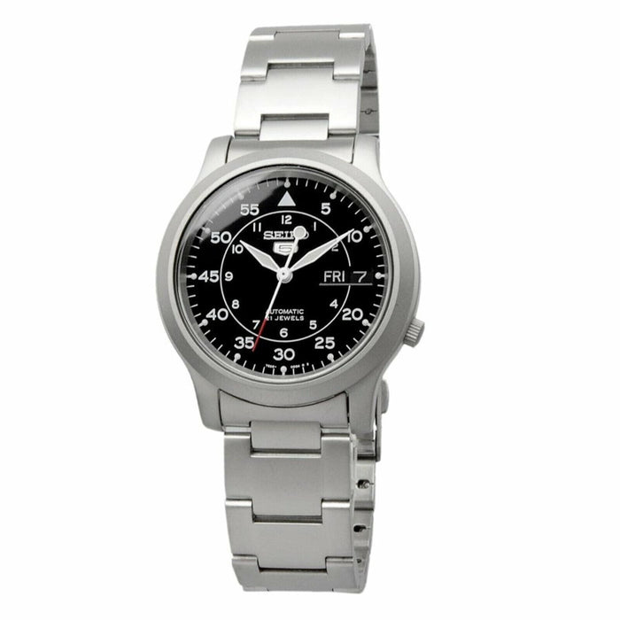 Seiko 5 Automatic SNK809K1 Stainless Steel Analog Mens Watch WR SNK809 Original