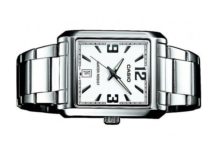 Casio MTP-1336D-7A Original Stainless Steel Analog Mens Watch WR MTP-1336 New