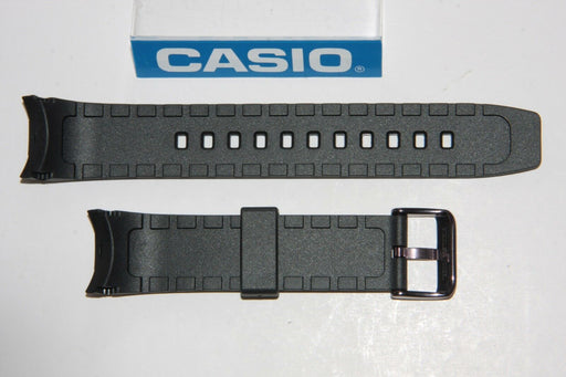 Casio Original New MTD-1073 Watch Band Black Rubber Bnad W/ 2 Pins MTD1073