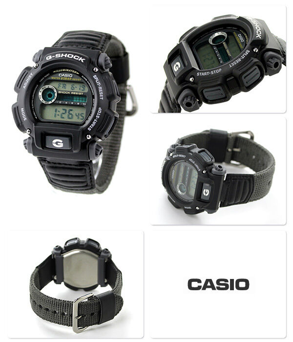Casio New G-Shock DW-9052V-1C Nylon Band Digital Watch Illuminator DW- 窶�  Finest Time