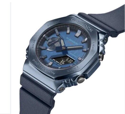 Casio G-Shock GM-2100N-2A Carbon Core Guard Metal Analog Digital Watch GM-2100