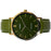Casio MTP-VT01GL-3B New Original Analog Mens Watch Green Leather Band MTP-VT01