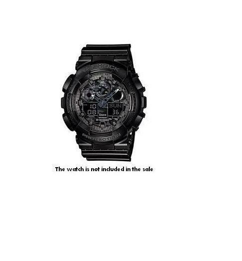 CASIO GA-100CF-1A New G-Shock Original BAND & BEZEL Black Combo — Finest Time