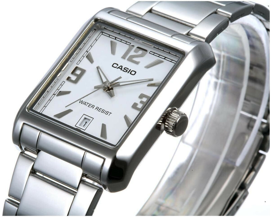 Casio MTP-1336D-7A Original Stainless Steel Analog Mens Watch WR MTP-1336 New