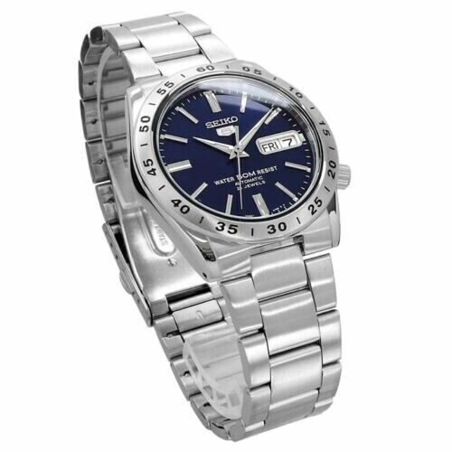 Seiko 5 SNKD99 Automatic Day-Date Blue Dial Stainless Steel Men's Watch SNKD99K1