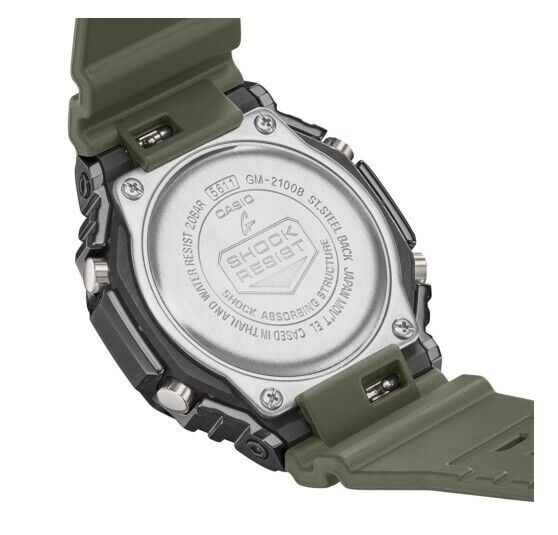 Casio G-Shock GM-2100B-3A Carbon Core Guard Metal Analog Digital Watch GM-2100