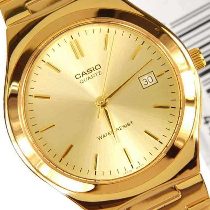 Casio MTP-1170N-9A Gold Tone Stainless Steel Analog Mens Watch MTP-1170 New