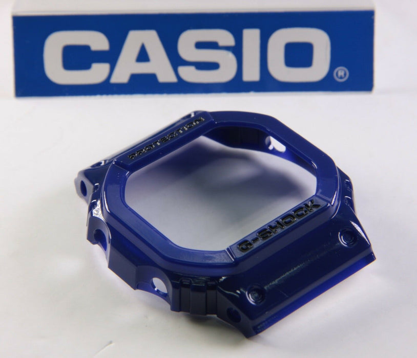 Casio G-Shock DW-5600JP-2 New Band & Bezel Combo Glossy Black & Blue DW-5600