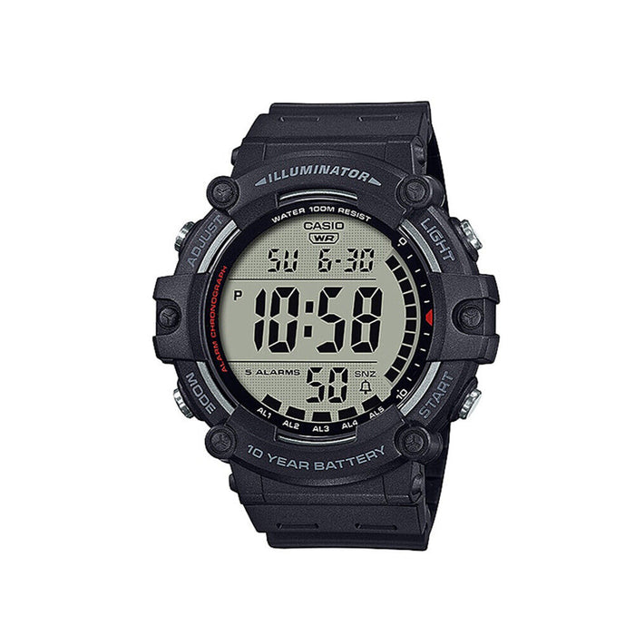 Casio AE-1500WH-1A Digital World Time Mens Sport Watch AE-1500 100M WR New