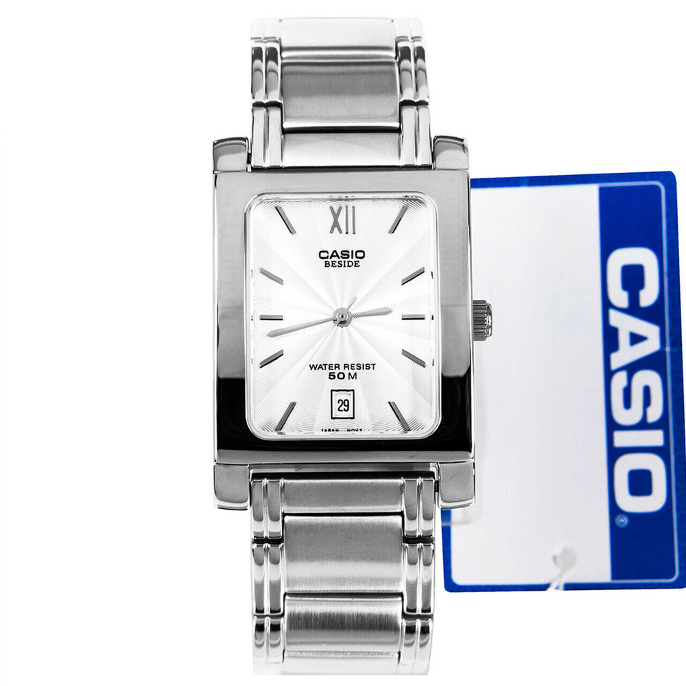 Casio Beside BEL-100D-7A Analog Ladies Watch Original Stainless steel BEL-1000
