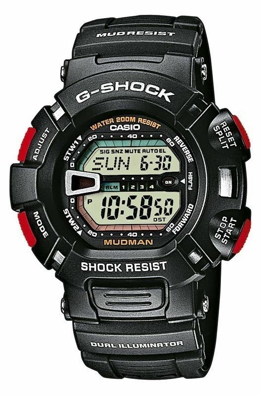 Casio Original G-9000-1V G-Shock Men's Watch 200m Resin Band New Mudman G-9000