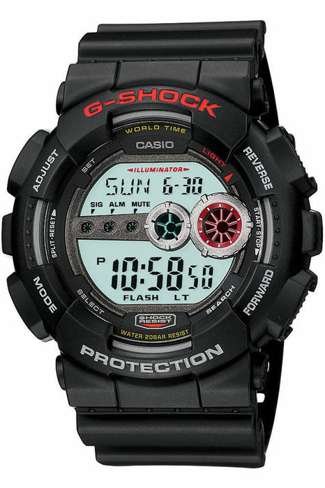 Casio G-Shock GD-100-1A Black Original Analog Digital Mens Watch 200M GD-100