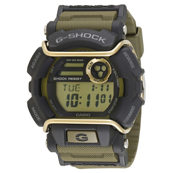 Casio G-Shock GD-400-9D Green New Original Sport Mens Watch 200M WR GD-400