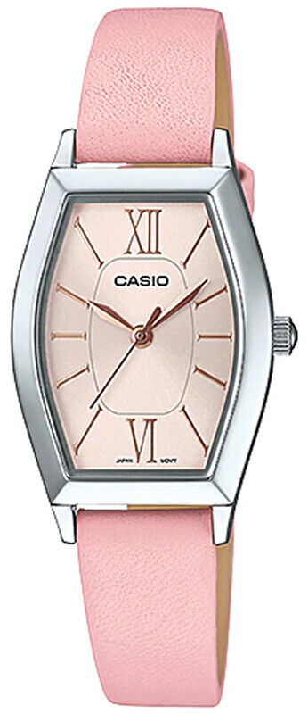 Casio LTP-E167L-4A Analog Womens Watch Pink Leather LTP-E167L Original New