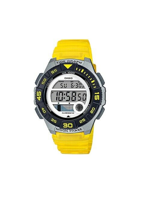 Casio LWS-1100H-9A Data Moon Phase Indicator Digital Kids Watch LWS-1100 New