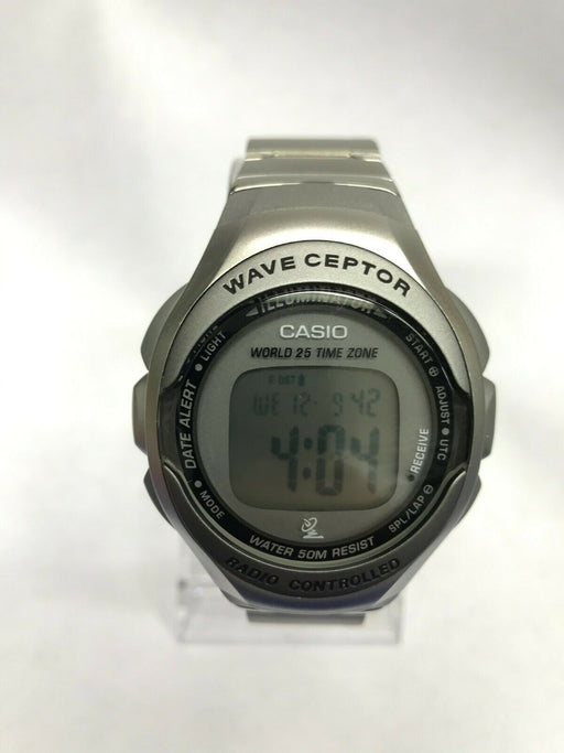 Casio WV-50H Wave Ceptor Radio Controlled Stainless Steel Digital Watch WV-50