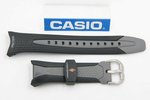 CASIO PRG-70J Original Watch Band PATHFINDER BLACK/GREY Rubber Strap PRG-70