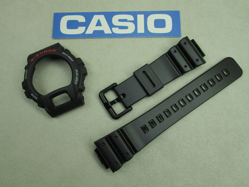 Original New Casio DW-6900 G-Shock Black BAND & BEZEL Combo DW-6600 DW6900