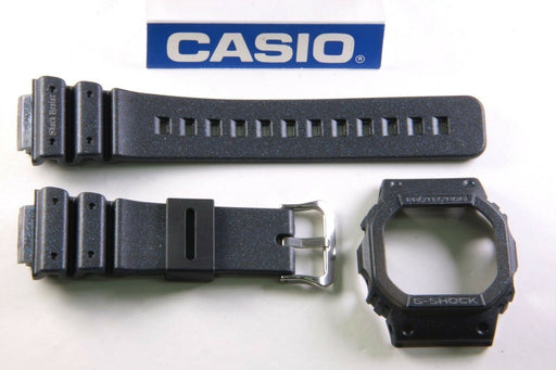 Original Rare Casio G-Shock DW-5600GM-1V Band & Bezel Combo Shiny Black DW-5600