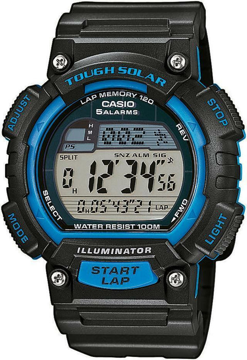 Casio Original New STL-S100H-2A Tough Solar Power Digital Watch STL-S100 Blue