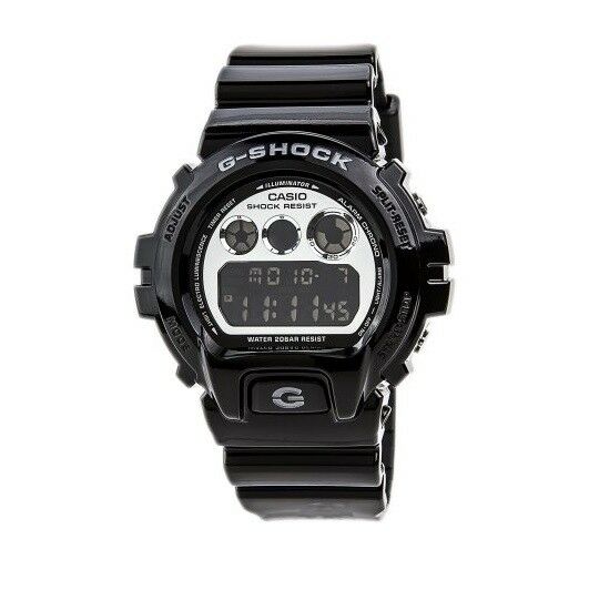 Casio G-Shock DW-6900NB-1 Digital Diver Mens Watch Glossy Black DW