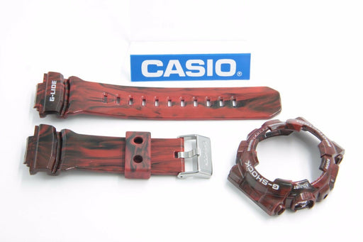 CASIO G-Shock GAX-100MB-4A G-Lide X-Large Marble Red BAND & BEZEL Combo GAX-100