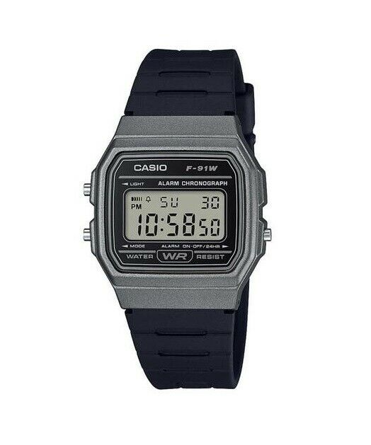 Casio F-91WM-1B New Original Alarm Chronograph Classic Digital Retro Watch F-91