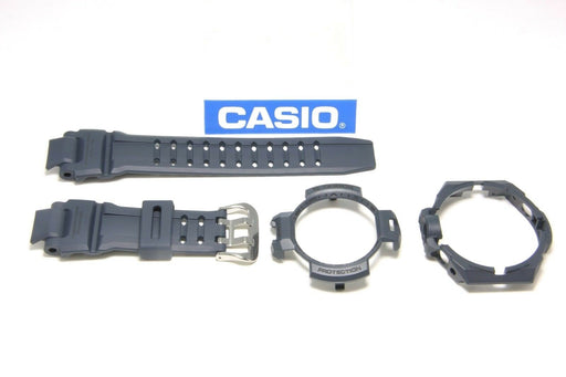 CASIO GA-1000-2A G-Shock Navy Blue Band &  Top & Bottom Bezel Combo GA-1000