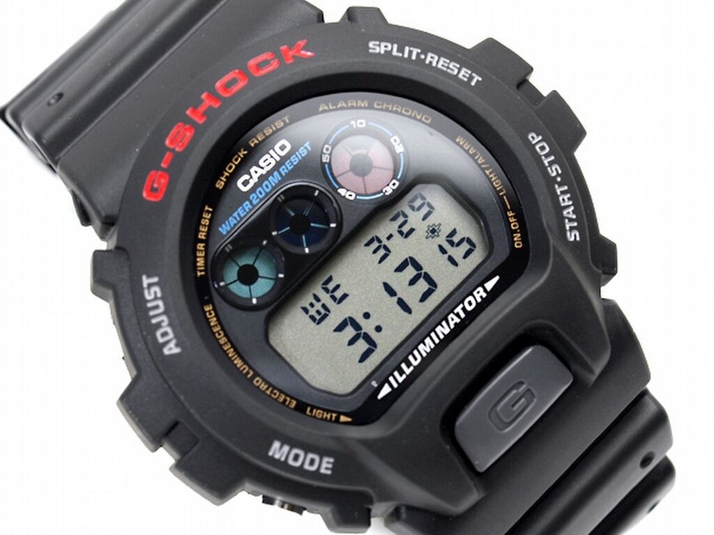 Casio G-Shock DW-6900-1V Digital Mens Watch Diver Illuminator