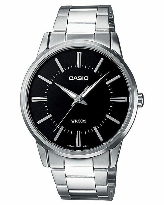 Casio New Original MTP-1303D-1A Analog Mens Watch Silver Stainless Steel MTP1303