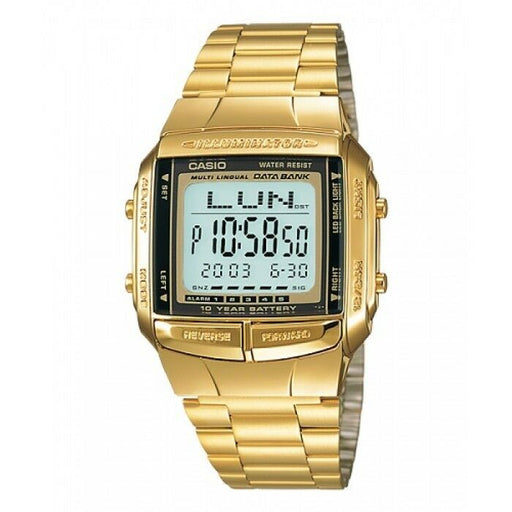 Casio DB-360G-9A 30 Page Databank Digital Mens Watch 13 Languages DB-360 New