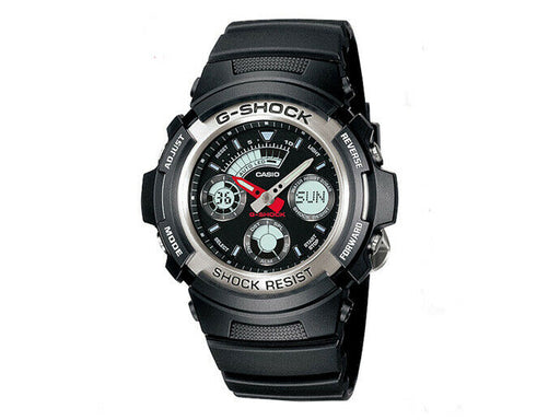 Casio G-Shock AW-590-1A New Black Analog Digital Mens Watch 200M Diver AW-590